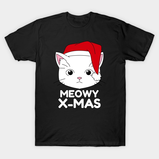 Christmas Cat T-Shirt by MONMON-75